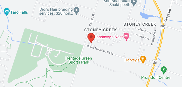 map of 24 HEDGES Crescent